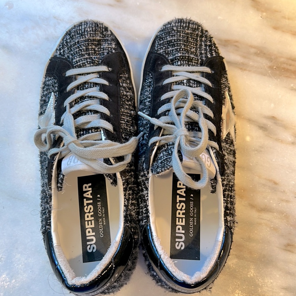 Golden Goose Deluxe Brand Superstar Low-top Boucle Sneakers Size 40